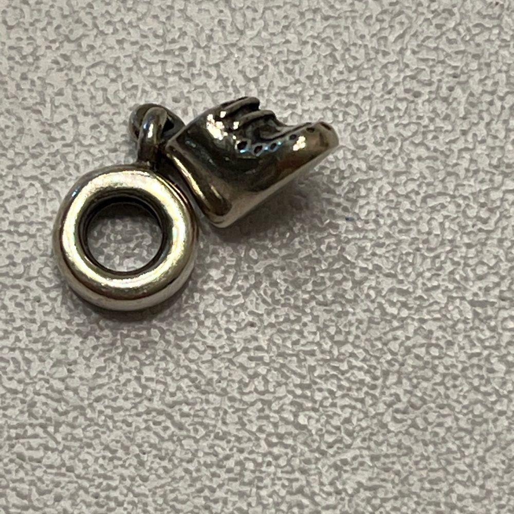 PANDORA  BABY BOY BOOTIE Dangle Charm - Picture 3 of 5